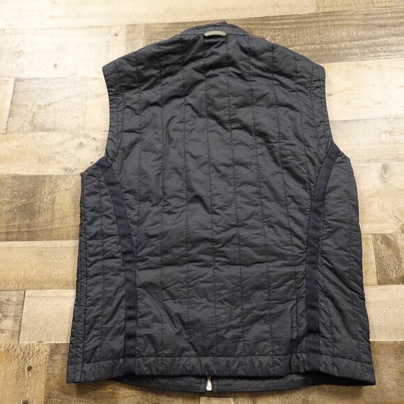 Zegna Sport Thermore Insulated Vest Men’s Extra Large Charcoal Quilted Zip XL - Picture 4 of 7
